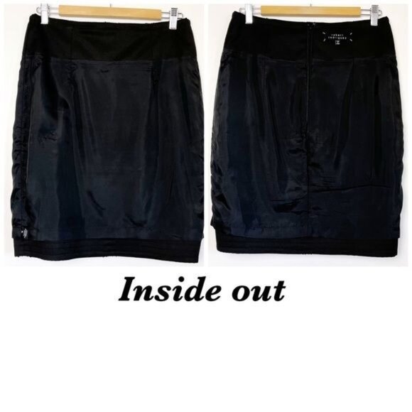Robert Rodriguez ribbon trimmed pencil skirt Black color Size 10 - Picture 5 of 10